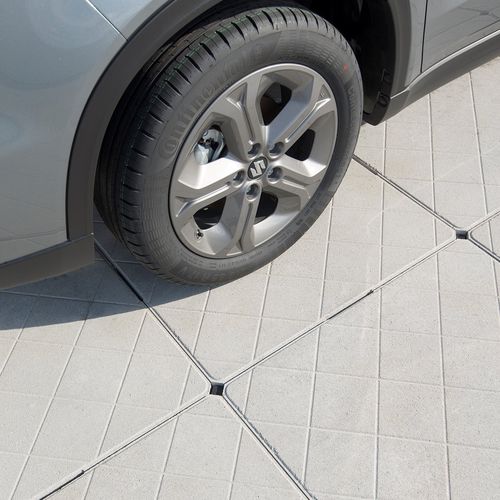 Betonplattenbelag - PARDAK®80 - Zoontjens - für Parkplätze / texturiert / befahrbar