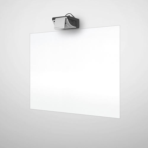 Wandmontierte Projektionswand - O-SPEZ - Adeco - muti-Format