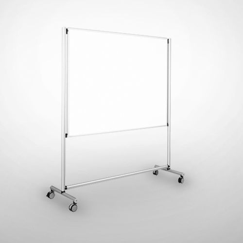 Whiteboard - O-292 090 - Adeco - bodenstehend / Aluminium / anodisiertes Aluminium