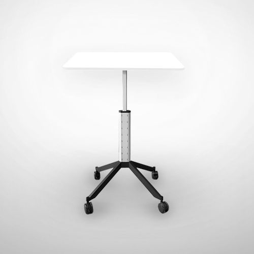 Moderner Tisch - W-637200 - Adeco - Kunststoff / Gestell aus Metall / rechteckig