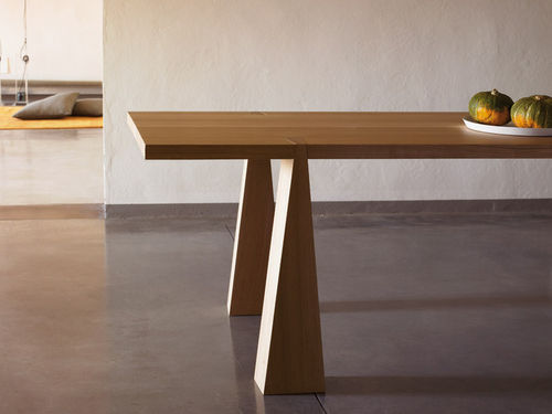 Moderner Tisch - MANGIAROTTI : INCAS - Agapecasa - Holz / rechteckig