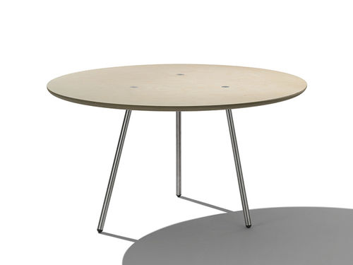 Moderner Tisch - MANGIAROTTI : MORE - Agapecasa - Birke / rund