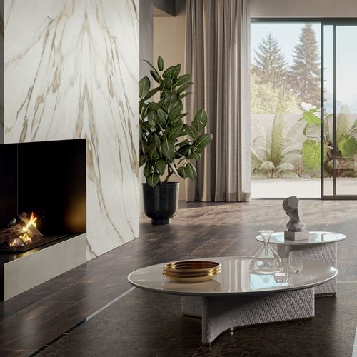 Feinsteinzeugfliesen - ETERNO - Versace Ceramics - in Naturoptik / für den Innenraum / für Badezimmer