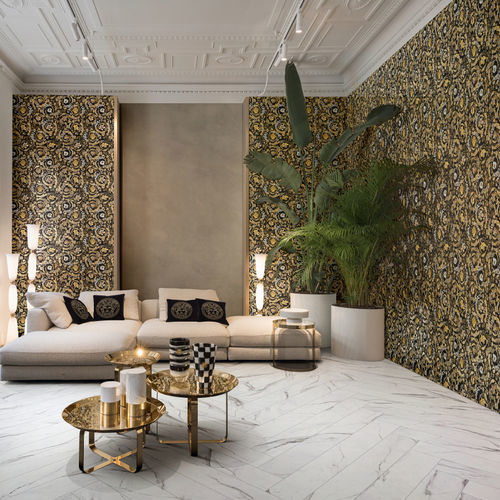Feinsteinzeugfliesen - MANIFESTO - Versace Ceramics - für den Innenraum / für Badezimmer / für Wohnzimmer