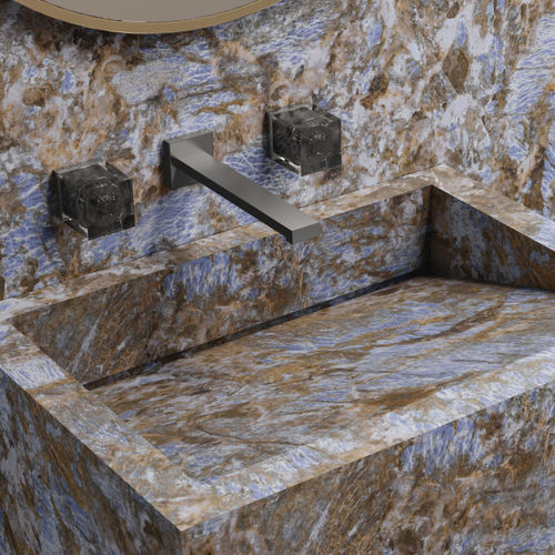 Zweigriffmischer für Waschtisch - PF60011340 - Versace Ceramics - wandmontiert / Metall / für Badezimmer
