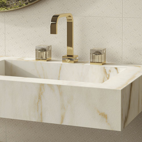 Zweigriffmischer für Waschtisch - PF60011334 - Versace Ceramics - Aufsatz / Metall / für Badezimmer
