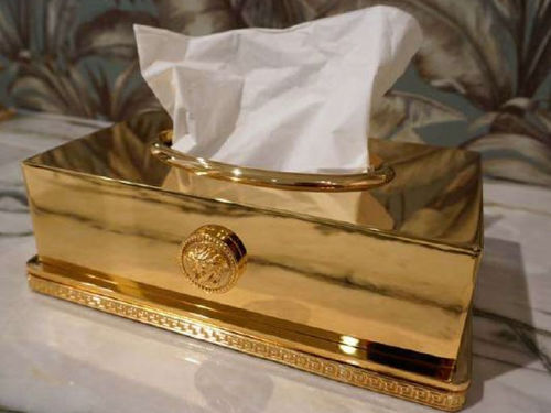 Freistehender Serviettenspender - 0011311 - Versace Ceramics - manuell / Metall / für Privatgebrauch