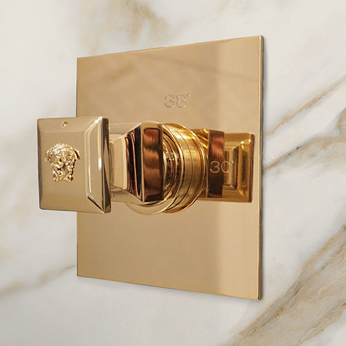 Einhebelmischer für Waschtisch - G9102425 - Versace Ceramics - wandmontiert / thermostatisch / Metall