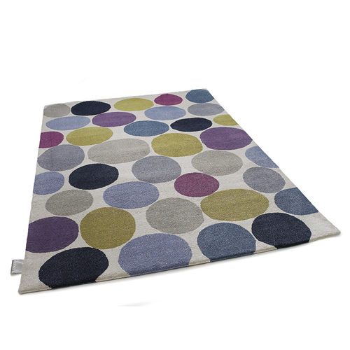 Moderner Teppich - PEBBLES PLATINUM - Asplund - Motiv / Wolle / Seide