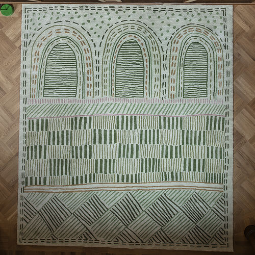 Moderner Teppich - BIBLIOTEKET  - Asplund - Motiv / Neuseelandwolle / Tencel®