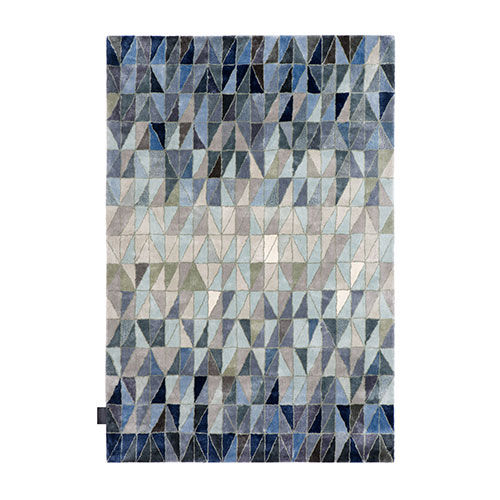 Moderner Teppich - WEDGE  - Asplund - mit geometrischen Motiven / Wolle / Tencel®