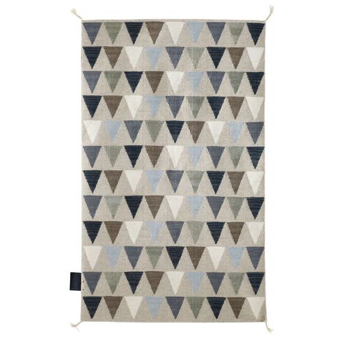Moderner Teppich - MINI FLAG - Asplund - Motiv / Wolle / rechteckig