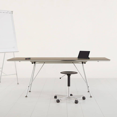 Moderner Arbeitstisch - UNIKLAPP - Atelier Alinea - Laminat / Eiche / Birke