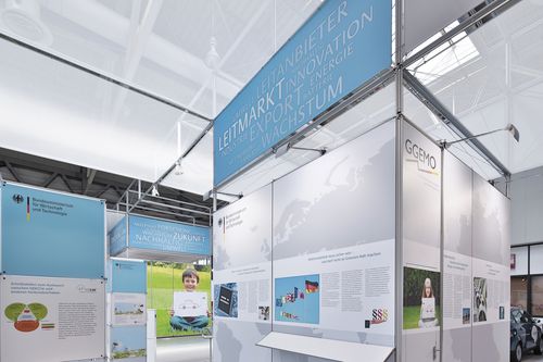 Messestand - CLIC - burkhard Leitner