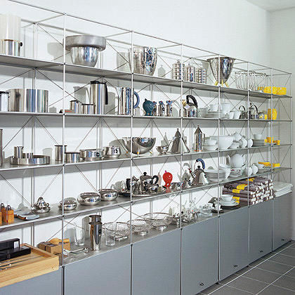 Modernes Regal - CLIC - burkhard Leitner - Aluminium / für Gewerbegebrauch / für Einzelhandel