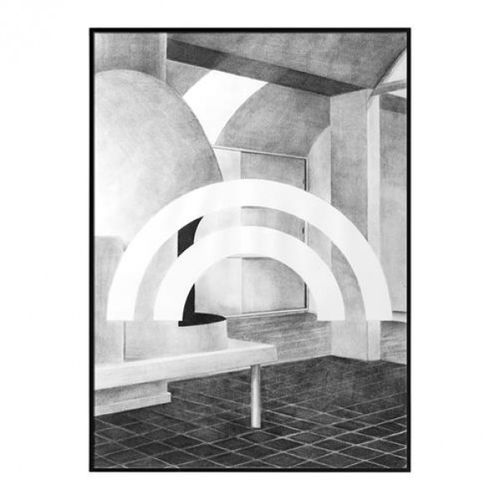 Gemälde auf Papiergrund - SILHOUETTE PRINT - by Lassen - modern