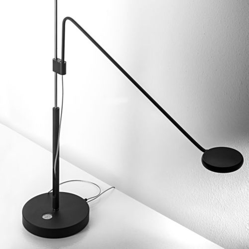 Tischlampe - TECLA - iconeluce.com - Aluminium / modern / mit Kabel
