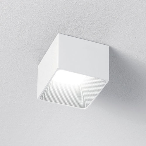 Moderne Deckenleuchte - DARMA 10P - 17P - iconeluce.com - quadratisch / Aluminium / LED