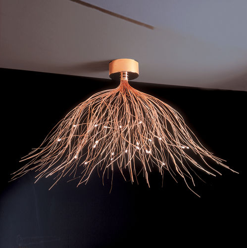 Moderne Deckenleuchte - SAGGINA - iconeluce.com - Aluminium / Kupfer / LED