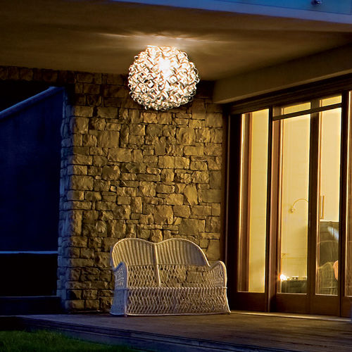 Moderne Deckenleuchte - SALSOLA - iconeluce.com - rund / Holz / LED