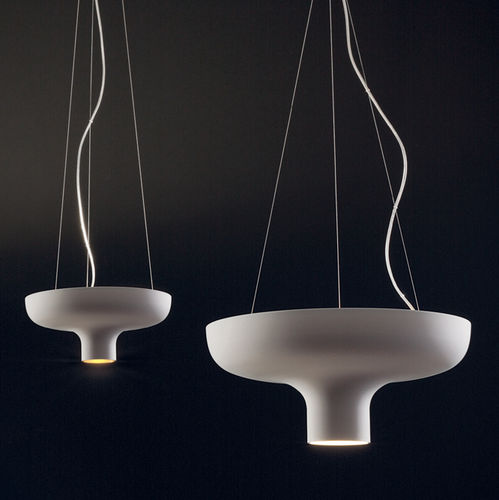 Hängelampe - DUETTO - iconeluce.com - Aluminium / modern / mit Kabel