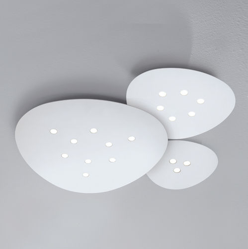 Moderne Deckenleuchte - SCUDO  - iconeluce.com - Aluminium / LED / für Privatgebrauch