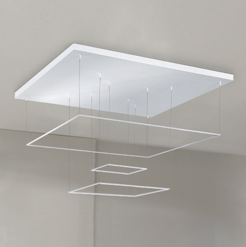 Hängeleuchte - CORNICE - iconeluce.com - LED / quadratisch / rechteckig