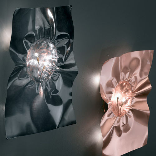 Moderne Wandleuchte - STROPICCIO - iconeluce.com - für den Innenraum / Bronze / Nickel