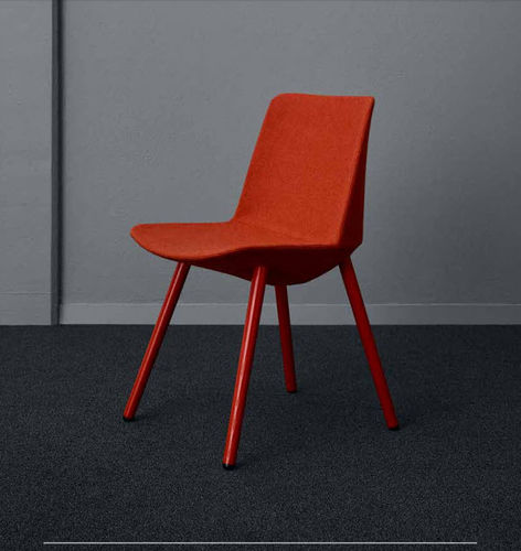 Moderner Besucherstuhl - by Jin Kuramoto - OFFECCT - für den Innenraum / Stoff / Polster