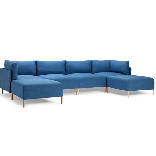 Modulsofa - BLOCKS - OFFECCT - modern / Stoff / Leder
