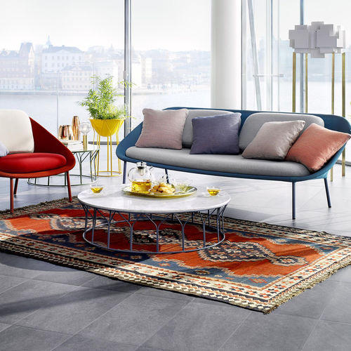 Moderner Couchtisch - CIRCUS - OFFECCT - MDF / Metall / rund