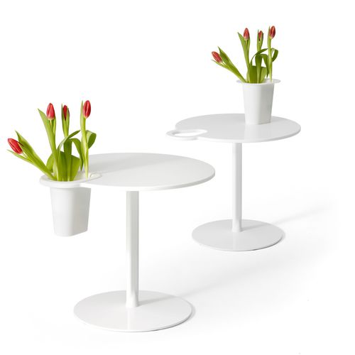 Moderner Tisch GRIP OFFECCT Corian® rund Objektmöbel Moderner Tisch GRIP OFFECCT Corian® rund Objektmöbel