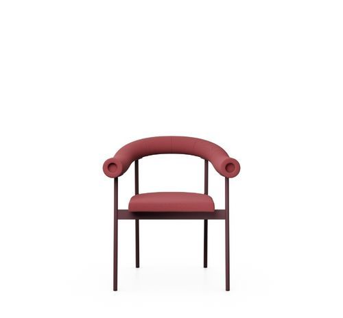 Moderner Konferenzstuhl - FONT - OFFECCT - für den Innenraum / Stahl / Leder