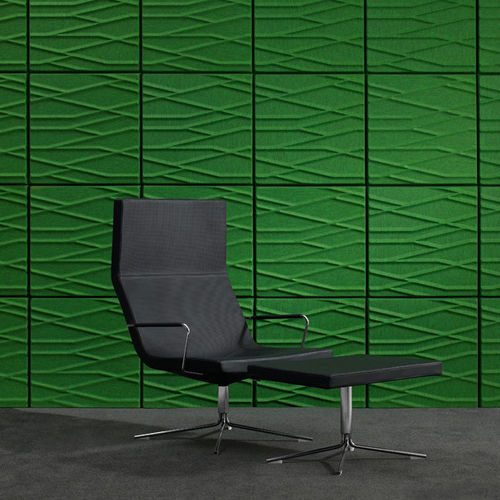 Wandmontierte Akustikplatte - SOUNDWAVE® BOTANIC - OFFECCT - Polyesterfaser / quadratisch / farbig