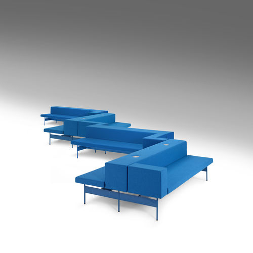 Modulare Polsterbank - GATE - OFFECCT - modern / Stoff / Leder