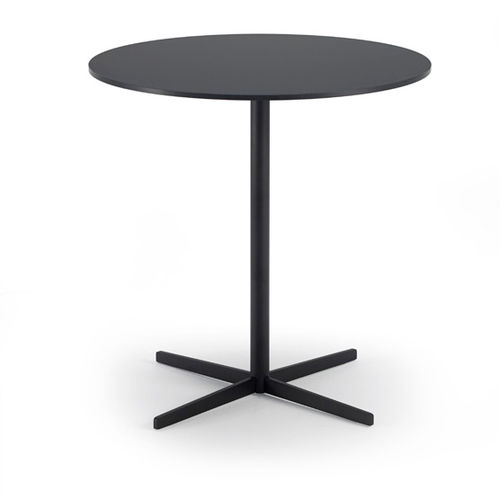 Moderner Bistrotisch - EZY - OFFECCT - Laminat / rund / quadratisch