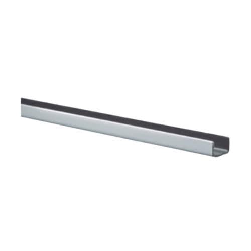 Edelstahl-Befestigungsprofil - 031C - Trivel - für Fußleiste / für Balkon / für Fenster