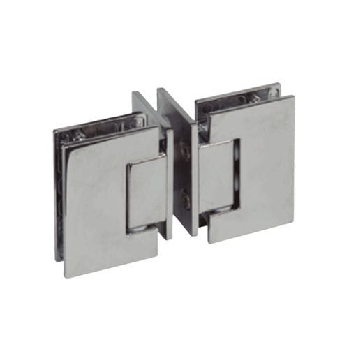 Scharnier für Glastür - 367V12 - Trivel - Edelstahl / verchromter Messing / Glas