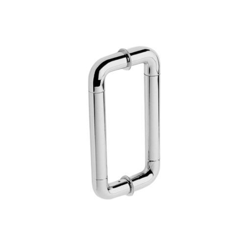 Stoßgriff für Glastür - T4757 - Trivel - Chrom / Messing / Glas