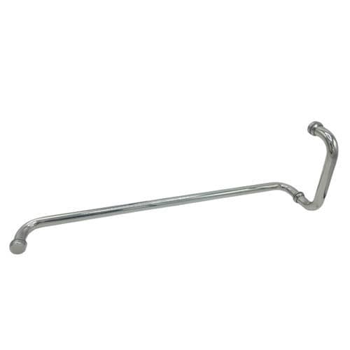 Stoßgriff für Glastür - T19T - Trivel - Chrom / Messing / Glas