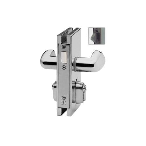 Mechanisches Schloss - 1037/3 - Trivel - mit Griff / für Schiebetür / für Glastür