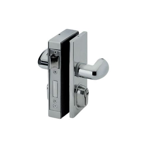 Mechanisches Schloss - 1400-3 - Trivel - mit Griff / für Glastür / mit mehreren Schließpunkten