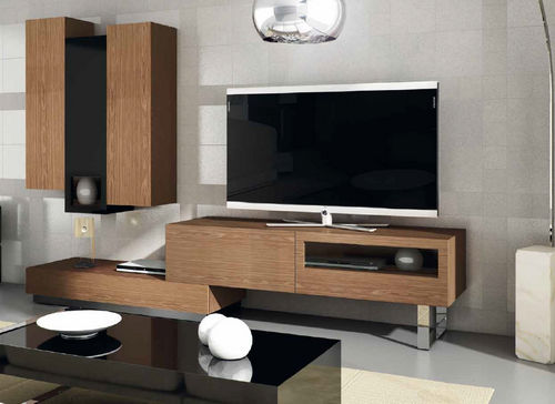 Moderne Wohnwand - EVOLUTTION 02 - Vettas Mobiliario - Holz