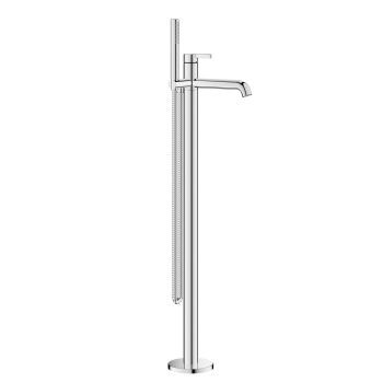 Einhebelmischer für Badewanne - 20.421.093.000 - KWC AG - bodenstehend / aus verchromtem Metall / für Badezimmer