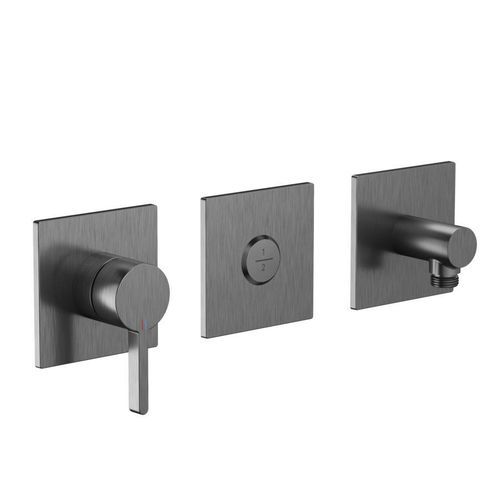 Messing-Wannenset - 20.424.550.179 - KWC AG - wandmontiert / modern / 2-Loch