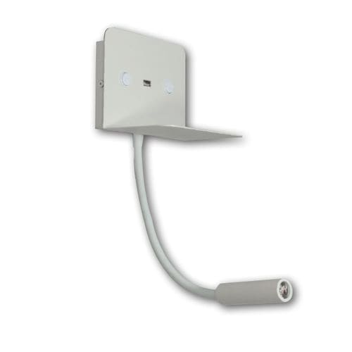 Wandleuchte / minimalistisches Design - OREV  - RESISTEX - für den Innenraum / Aluminium / regelbar
