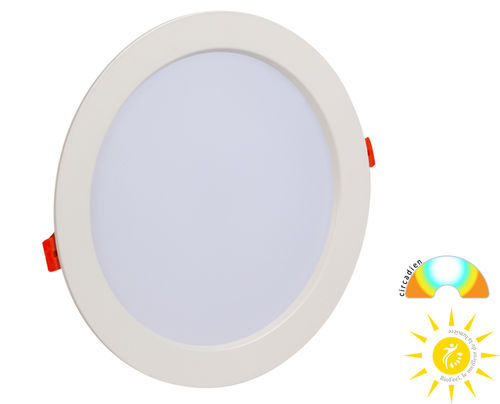 LED-Downlight - DOLED CIRCADIEN - RESISTEX - rund / IP44 / für den Innenraum