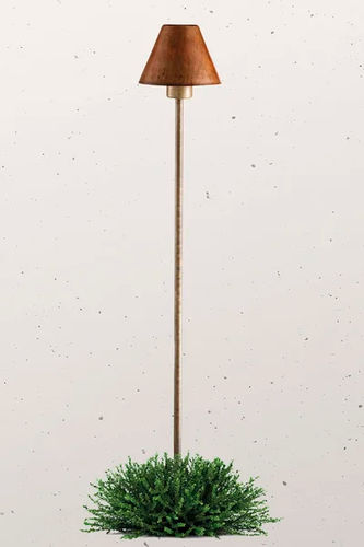 Garten-Lichtmast - FIORDO - IL FANALE - klassisch / Kupfer / Messing