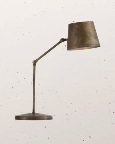 Tischlampe - REPORTER  - IL FANALE - Messing / Holz / klassisch
