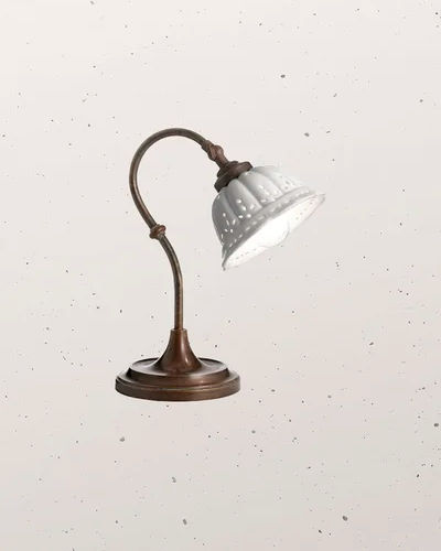 Tischlampe - ANITA - IL FANALE - Messing / Keramik / klassisch
